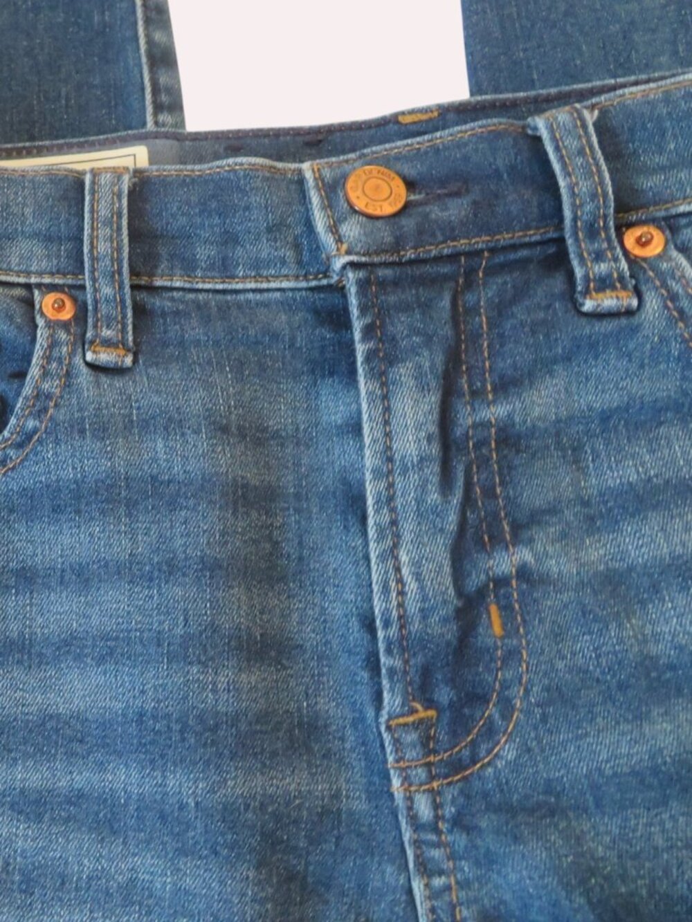 GAP -Women's Mid Rise True Skinny Jeans, Size 28 (6R), GUC - Picture 6 of 13